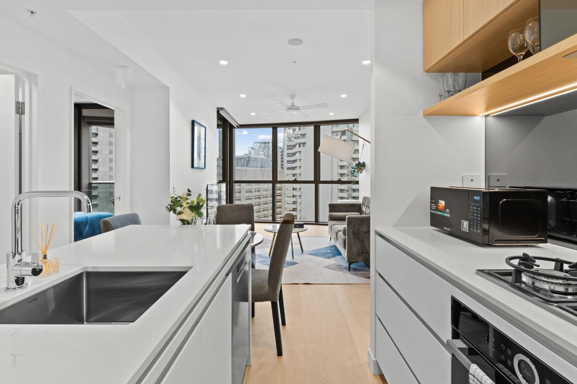 Sky Living & River Views In Queens Wharf Residences *